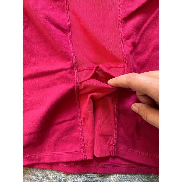 Lululemon Ujjayi Y II Athletic Tank Top in Raspberry Size 4 - Picture 4 of 7
